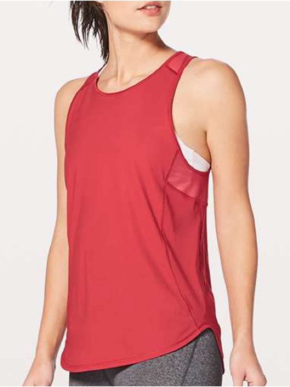 Lululemon Sculpt Tank II Red Racerback Performance Tank